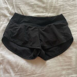 Lululemon Speed Up Shorts 2.5’ Size: 4; Color: Black